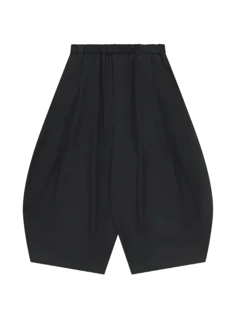 Black Comme Des Garçons dropped-crotch balloon trousers