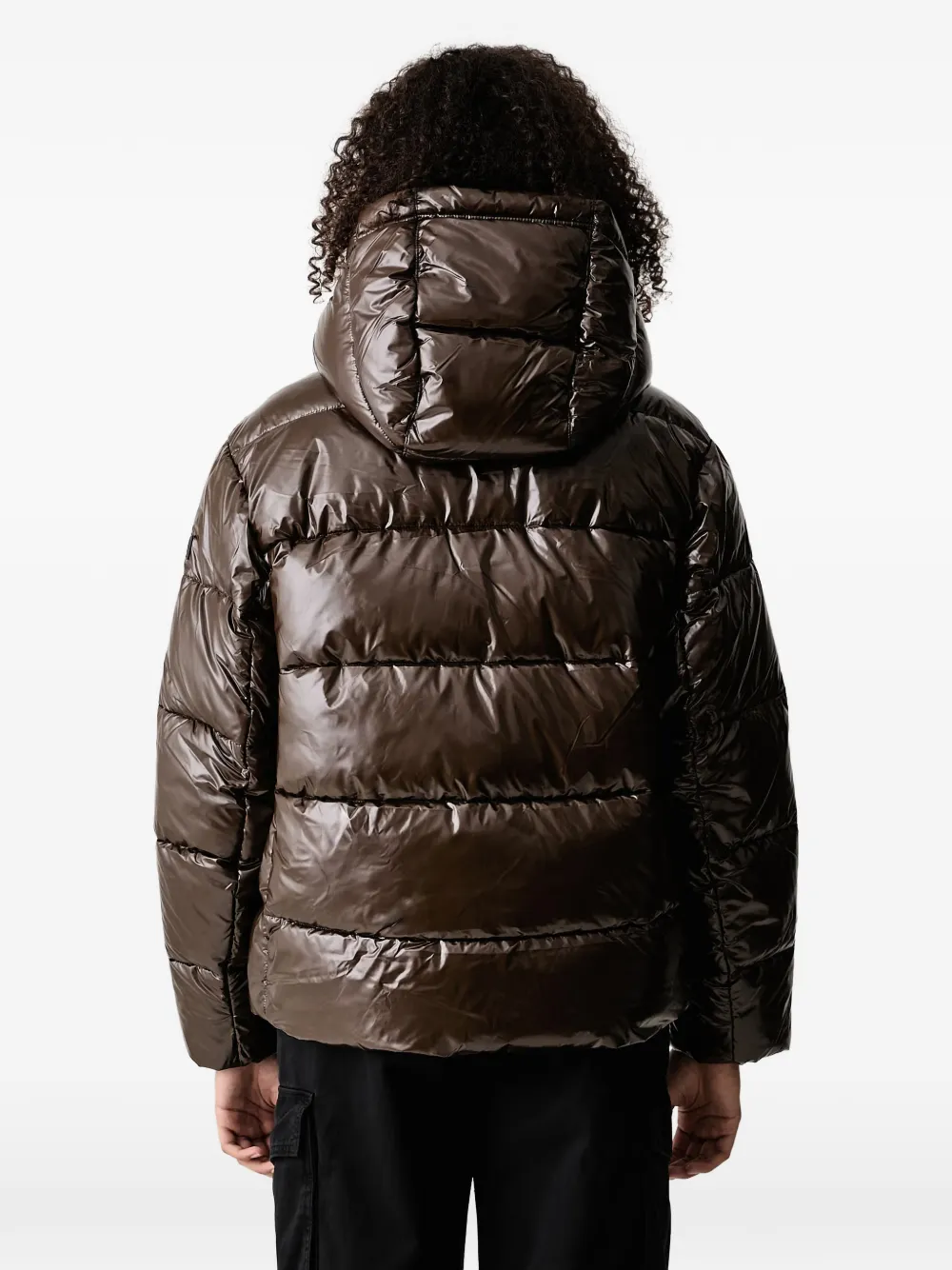 Napapijri Glane quilted hooded jacket Bruin