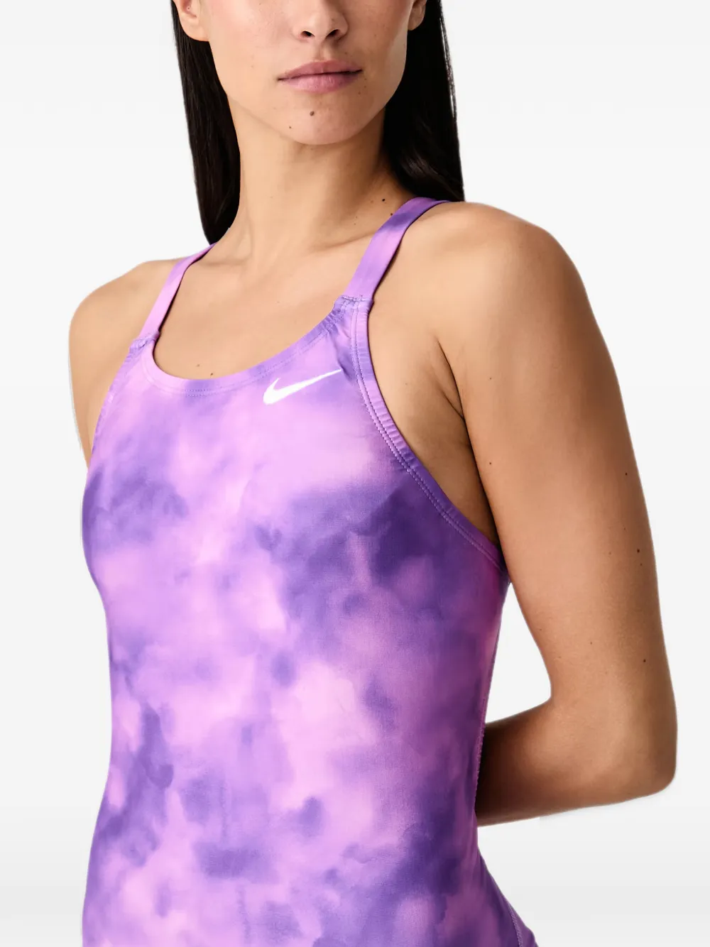 Nike Badpak met wolken-print Paars