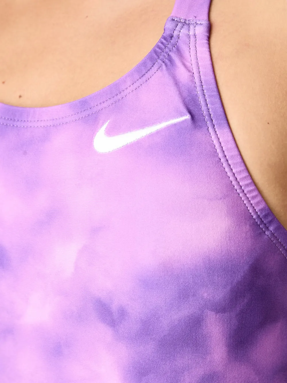 Nike Badpak met wolken-print Paars