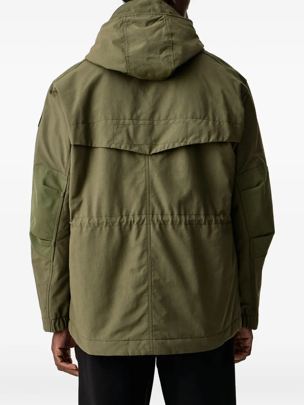 Napapijri Asko logo-patch parka coat Groen
