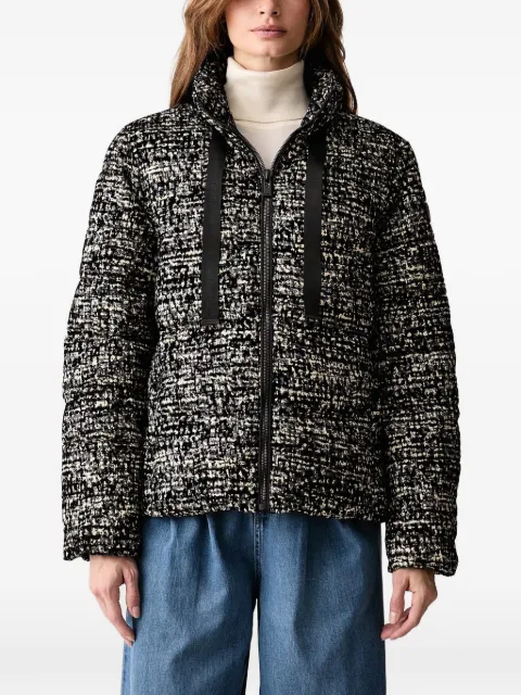 Morgan tweed-effect padded jacket