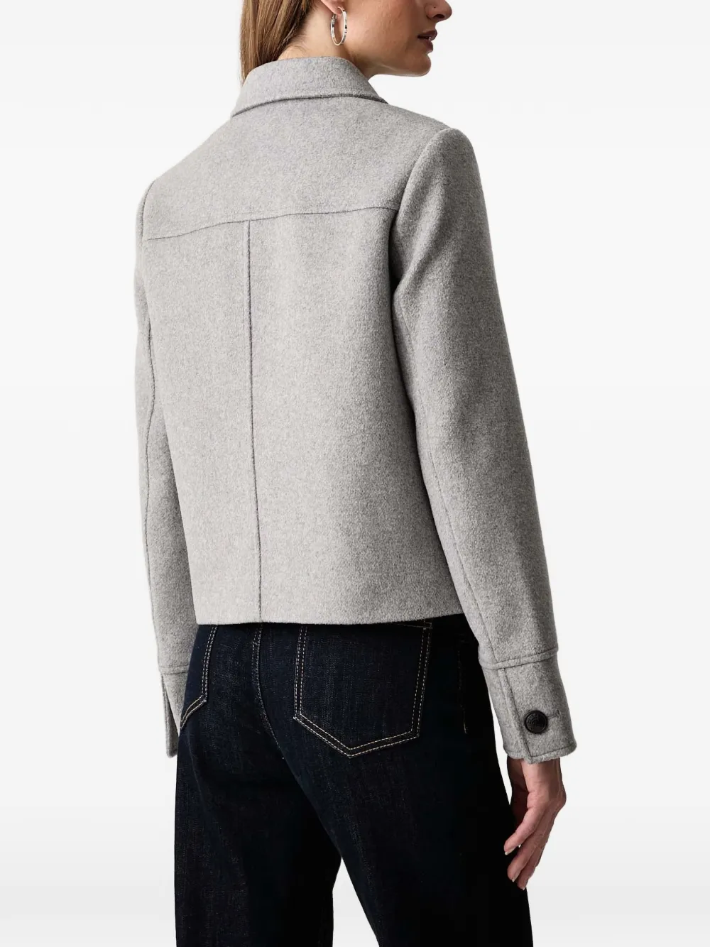Morgan Button-up jack met kraag Grijs