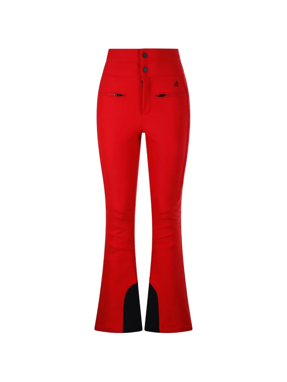 Perfect Moment logo-embroidered flared ski pants Rood