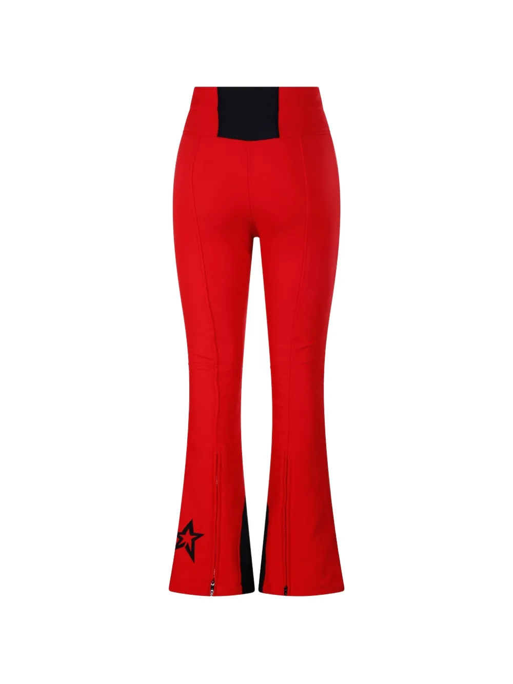 Perfect Moment logo-embroidered flared ski pants Rood