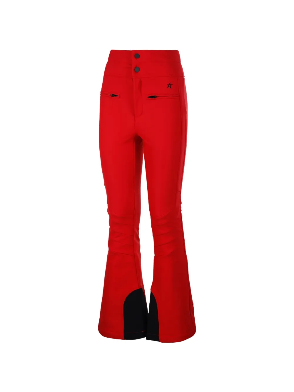 Perfect Moment logo-embroidered flared ski pants Rood