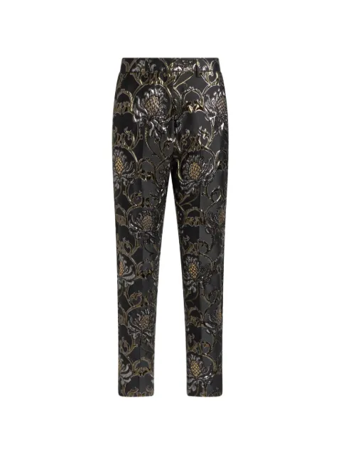 ETRO Cropped-Hose aus Jacquard mit Damast-Motiv