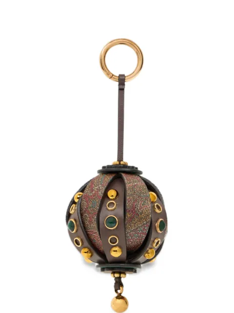 ETRO leather and Arnica charm with sphere