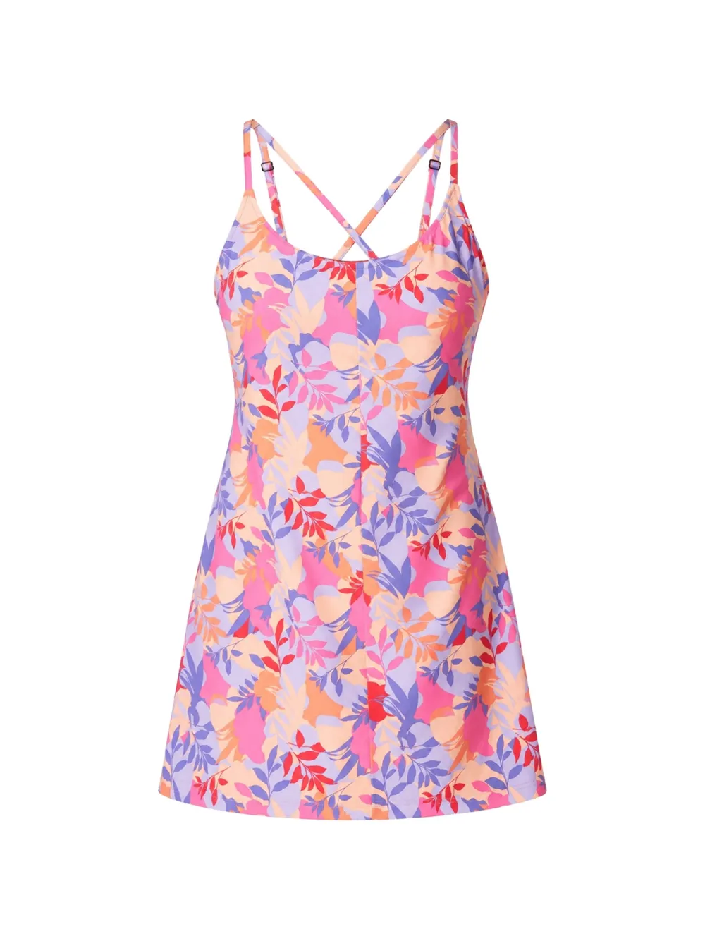 Columbia Pleasant Creek™ floral-print scoop-neck mini dress - Rosa