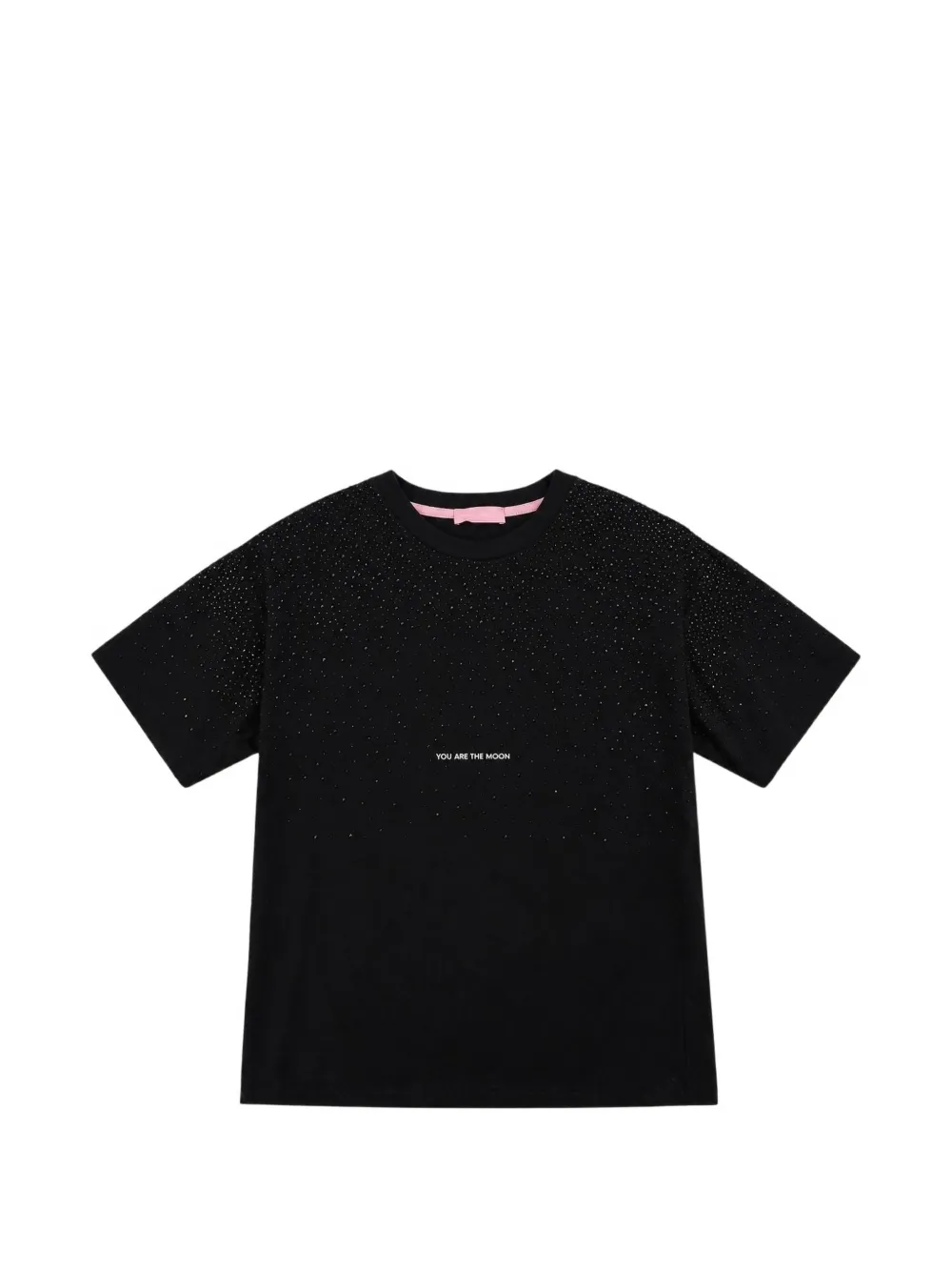 TWENTY FOURHAITCH Lumy rhinestone-embellished T-shirt - Noir