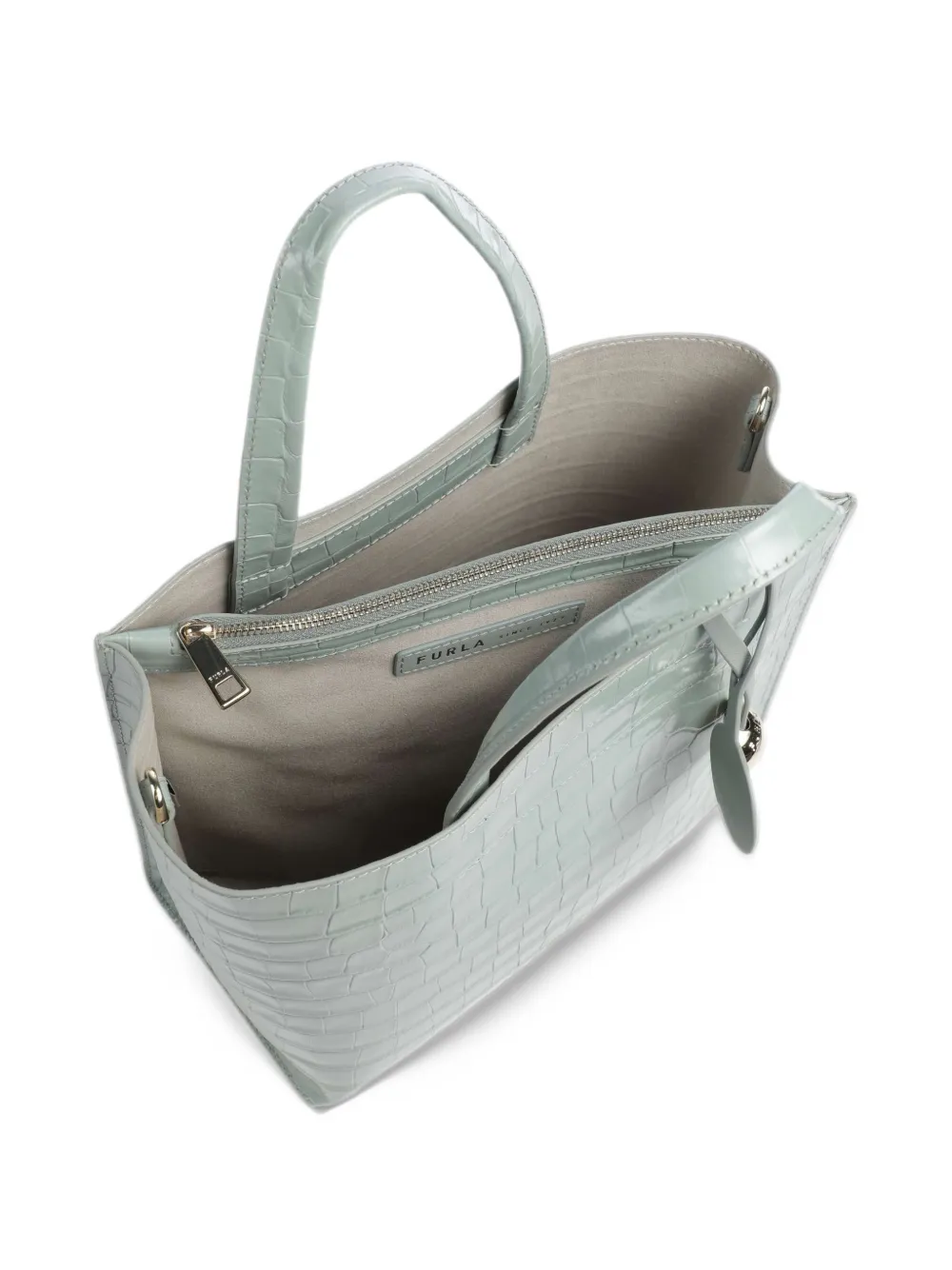 Furla Divide It tote S Groen