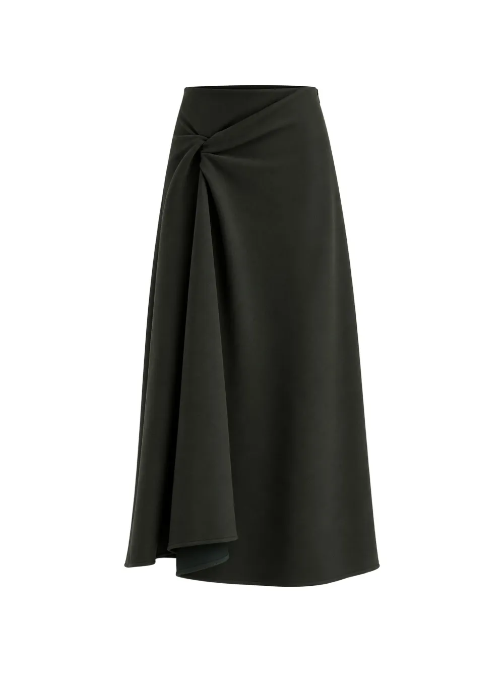 MeimeiJ twist-detail A-line maxi skirt - Vert