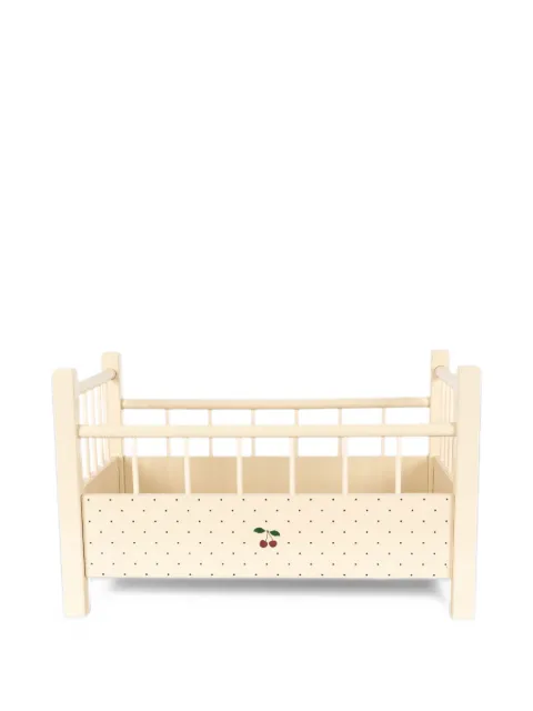 Konges Sløjd cherry-print slatted doll bed