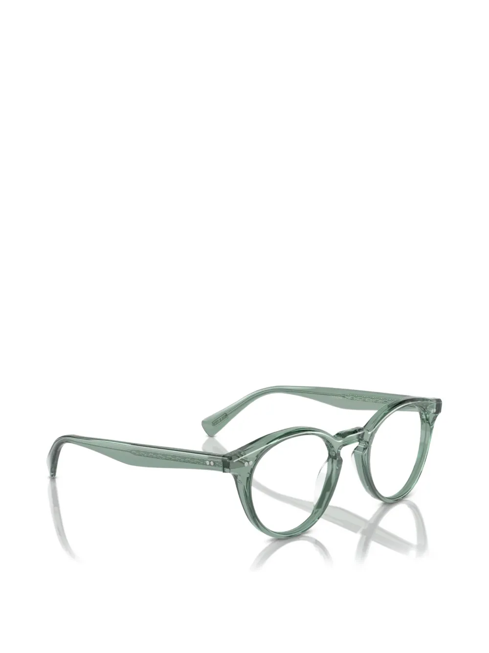 Oliver Peoples Romare round-frame glasses Groen