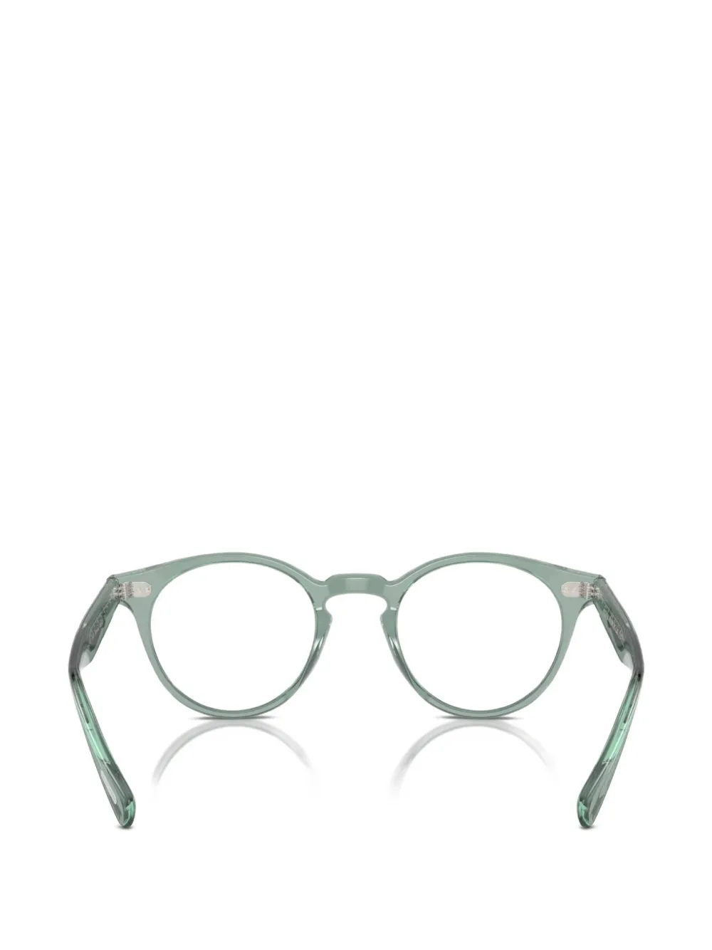 Oliver Peoples Romare round-frame glasses Groen