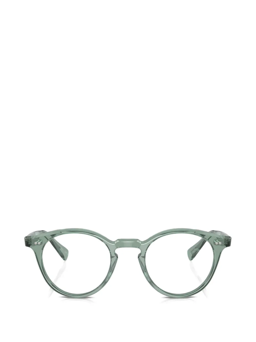 Oliver Peoples Romare round-frame glasses Groen