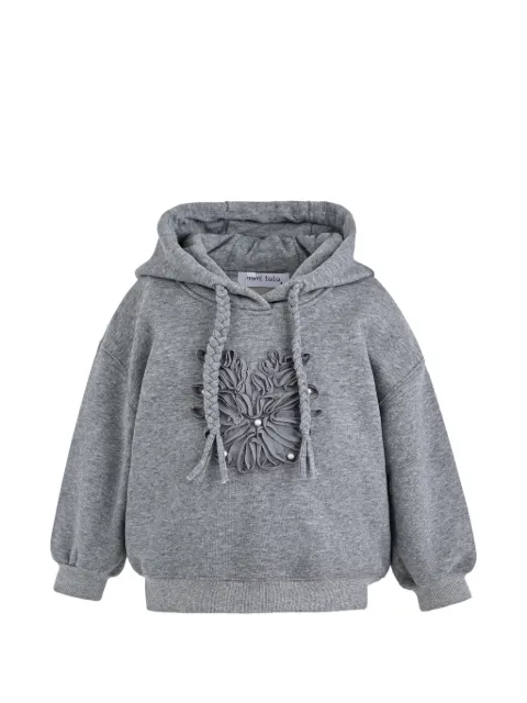 Mimi Tutu hoodie con volantes y detalles