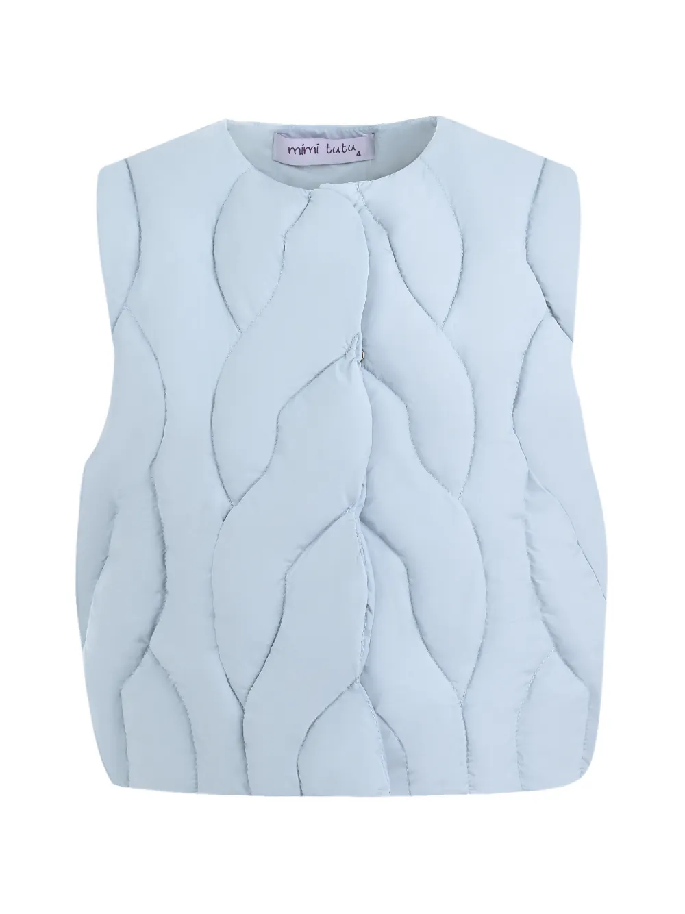 Mimi Tutu quilted down vest - Blue