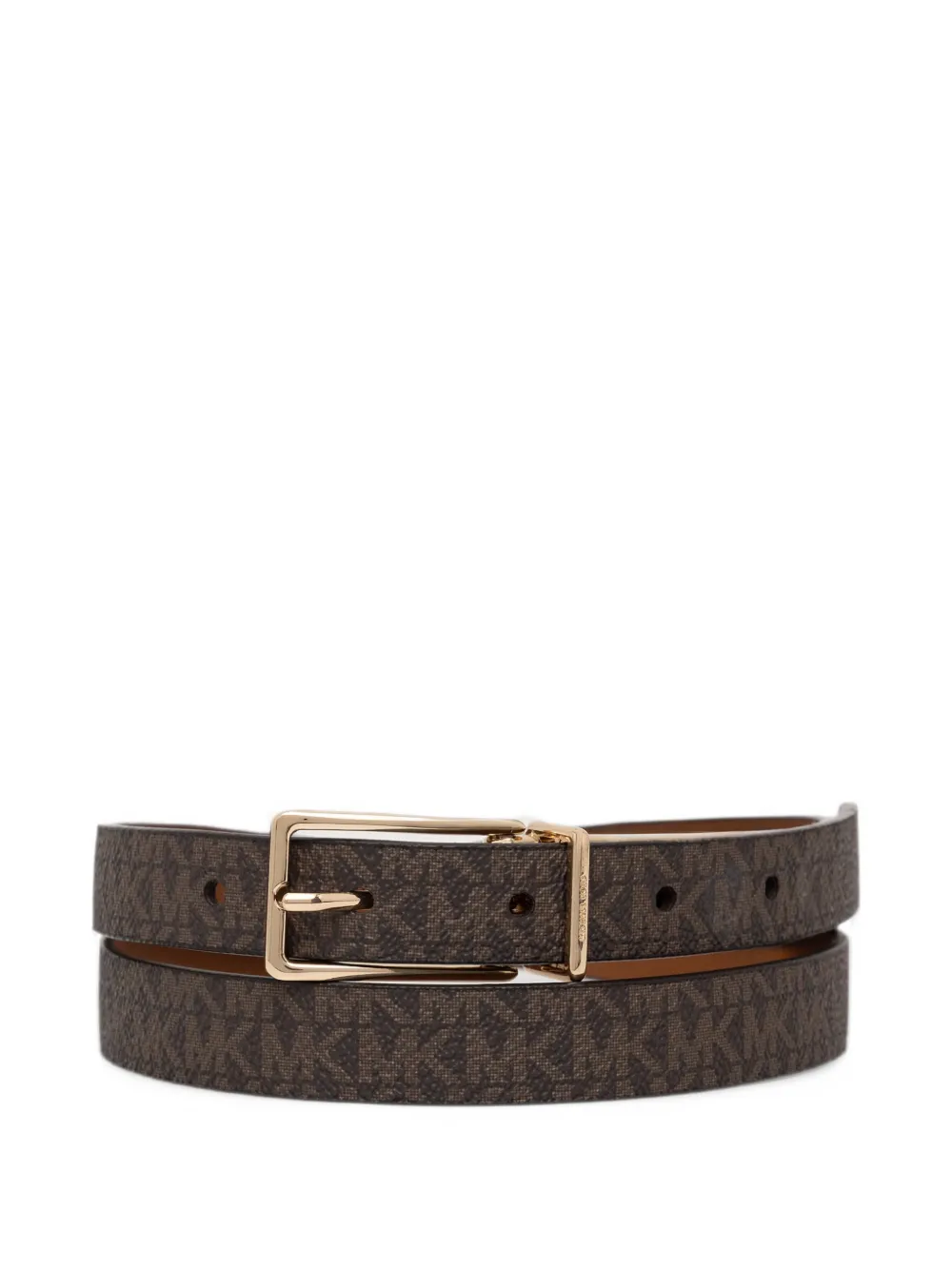 Michael Kors Gebreide muts en sjaal met monogram Beige