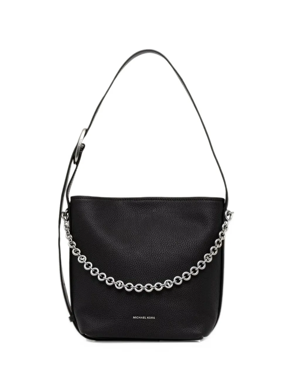 Michael Kors Nolita large suede bucket bag Zwart
