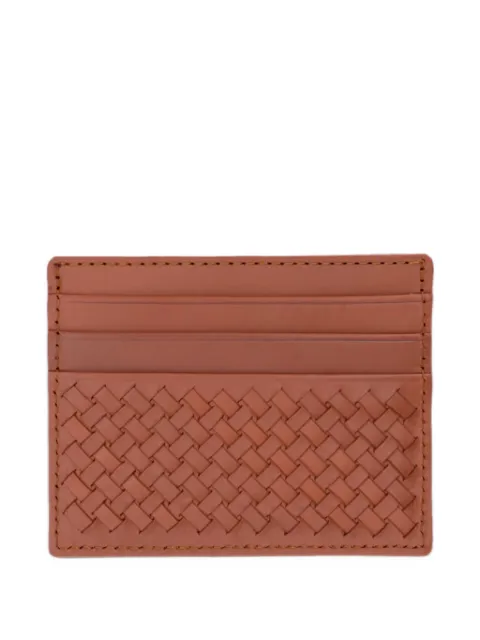 DRAGON DIFFUSION woven leather card holder