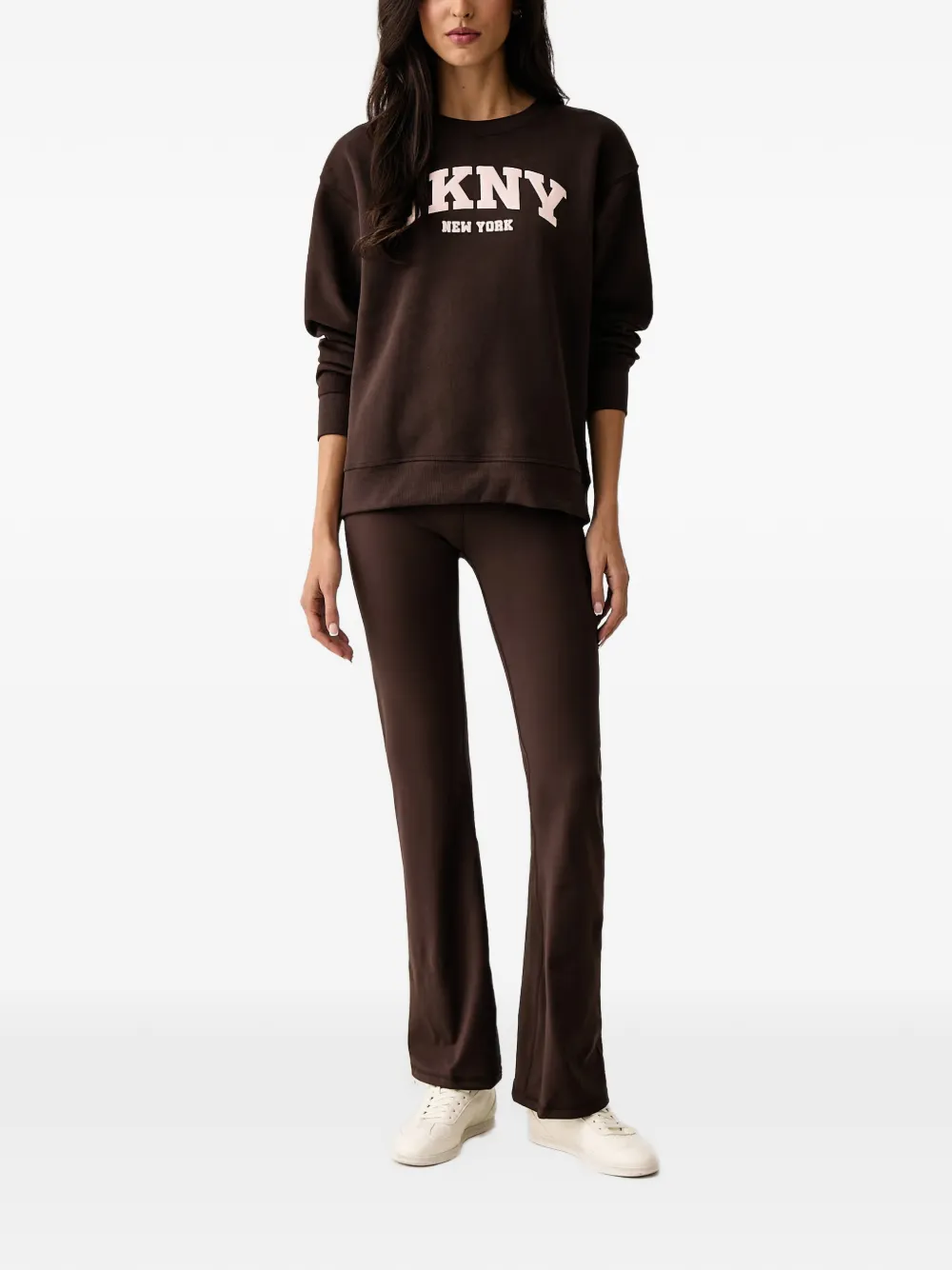DKNY Puff logo-print sweatshirt Bruin