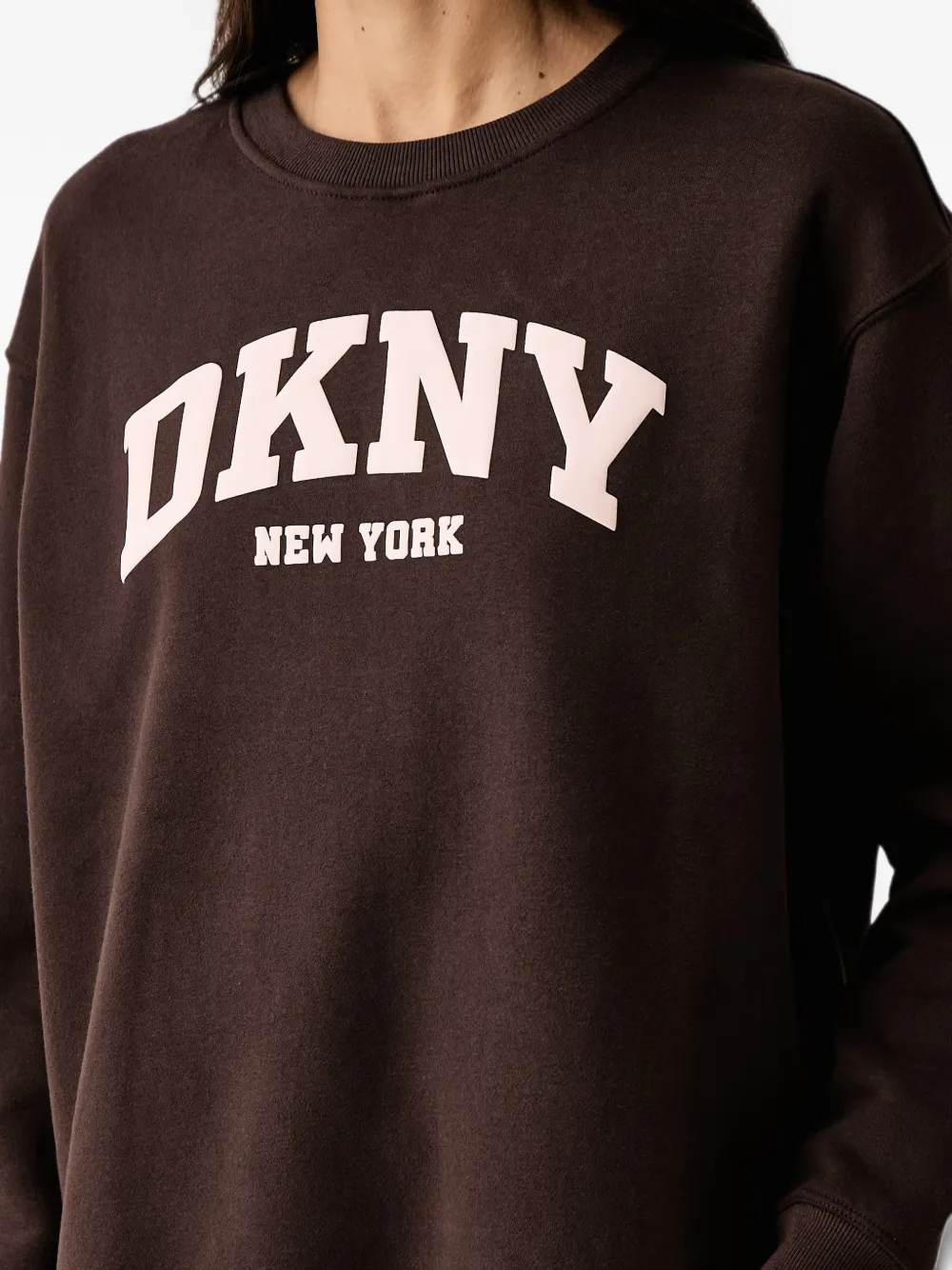 DKNY Puff logo-print sweatshirt Bruin
