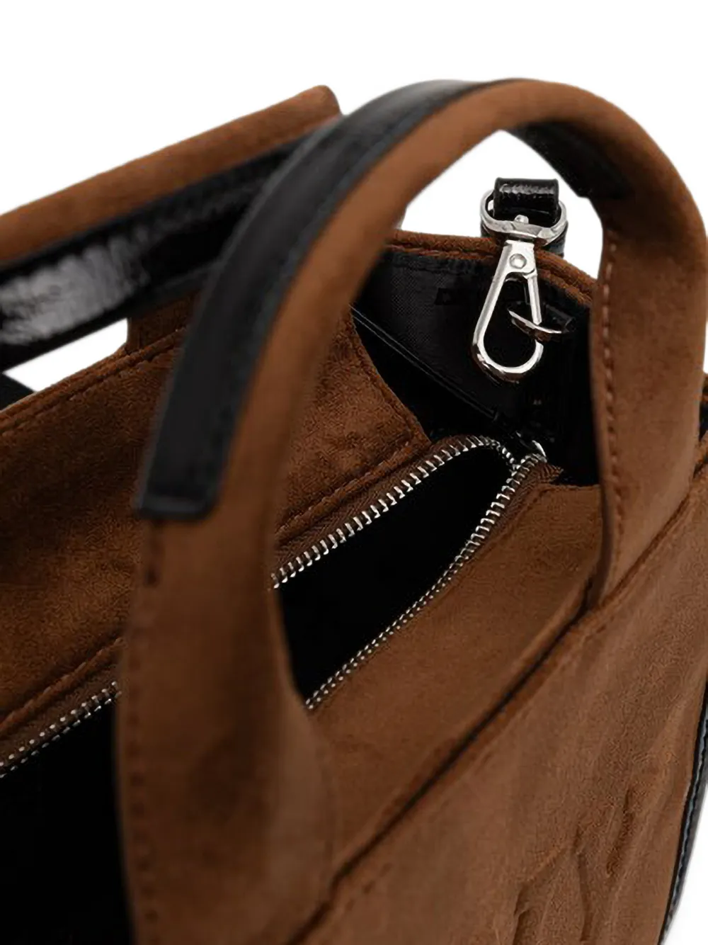 DKNY small Hadlee logo-debossed tote bag Bruin