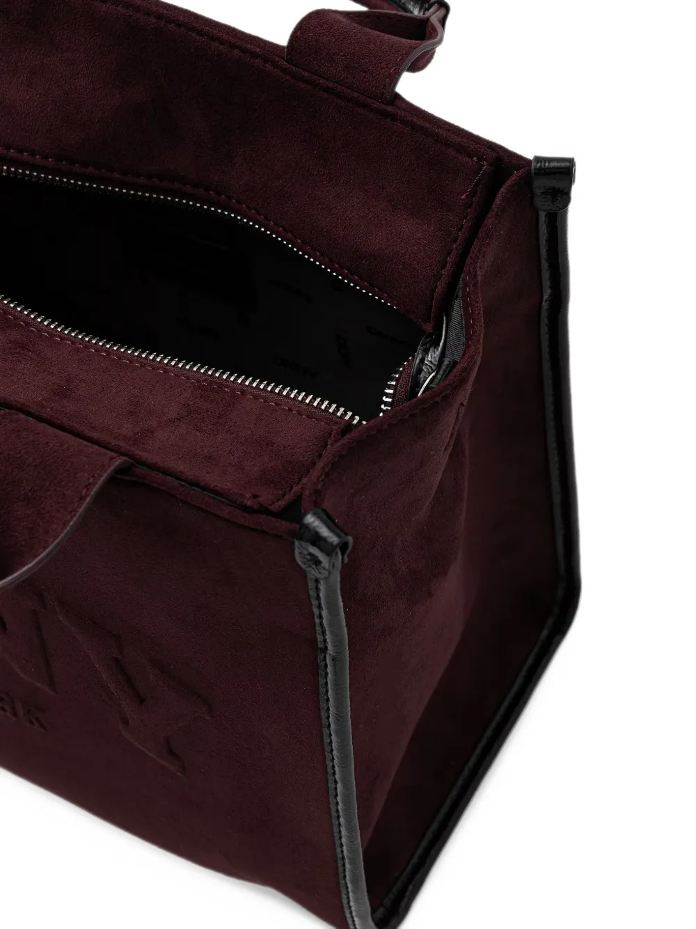 DKNY logo-embossed tote bag Rood