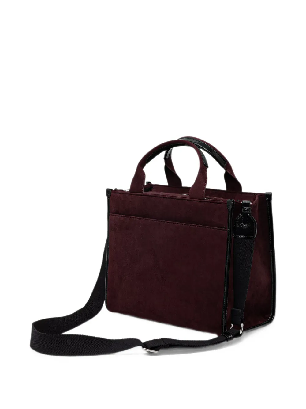 DKNY logo-embossed tote bag Rood