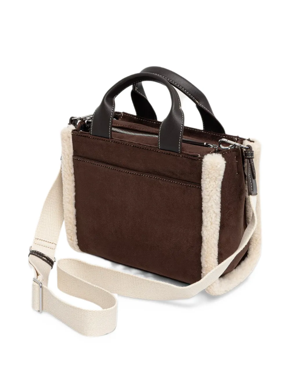 DKNY small Hadlee logo-patch tote bag Bruin