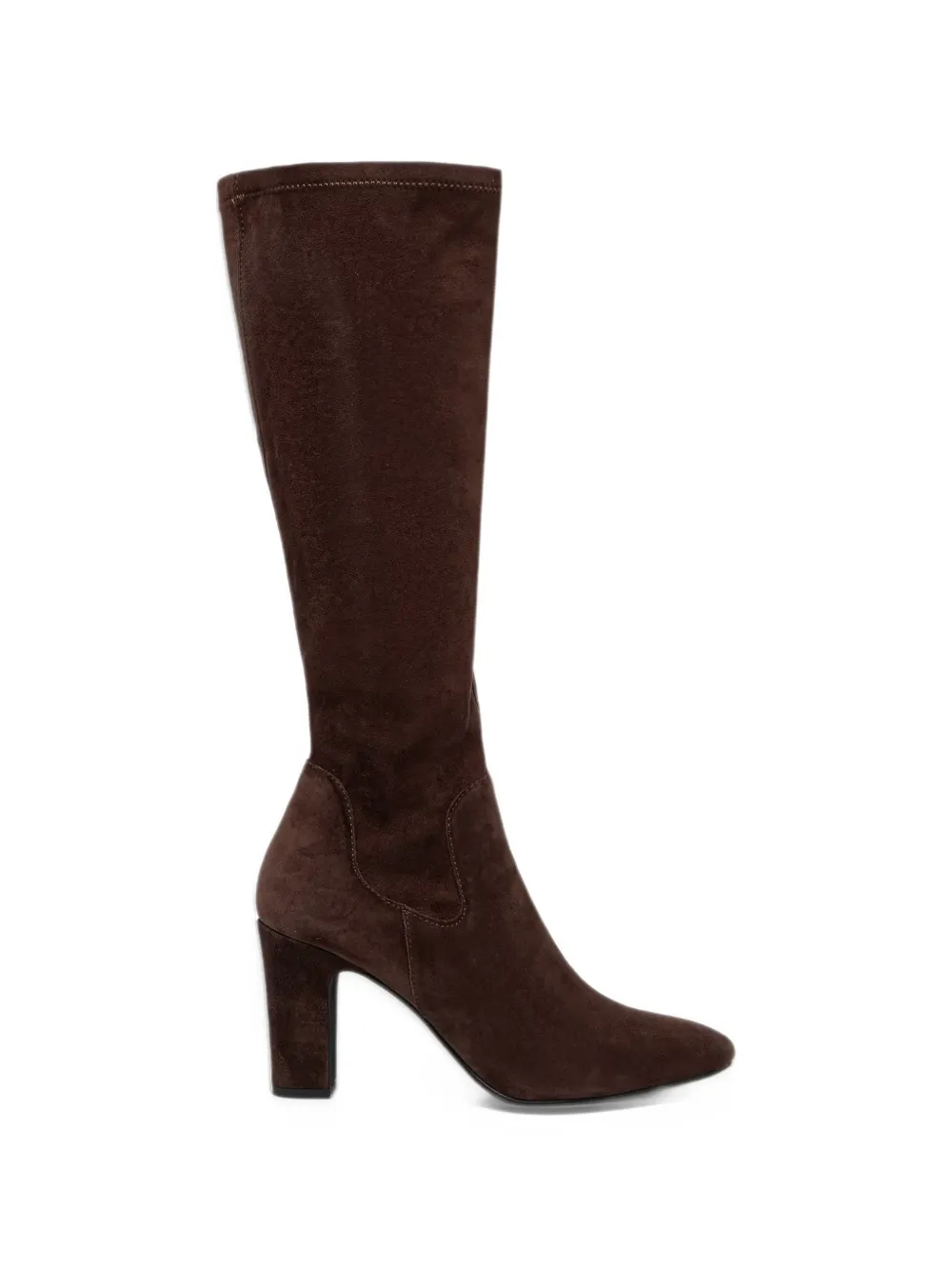 Dune London bottes Tayla hauteur genou à talon épais - Marron Dune London bottes Tayla hauteur genou à talon épais - Marron