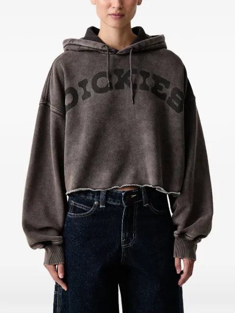 DICKIES Hollywood logo-print cropped hoodie