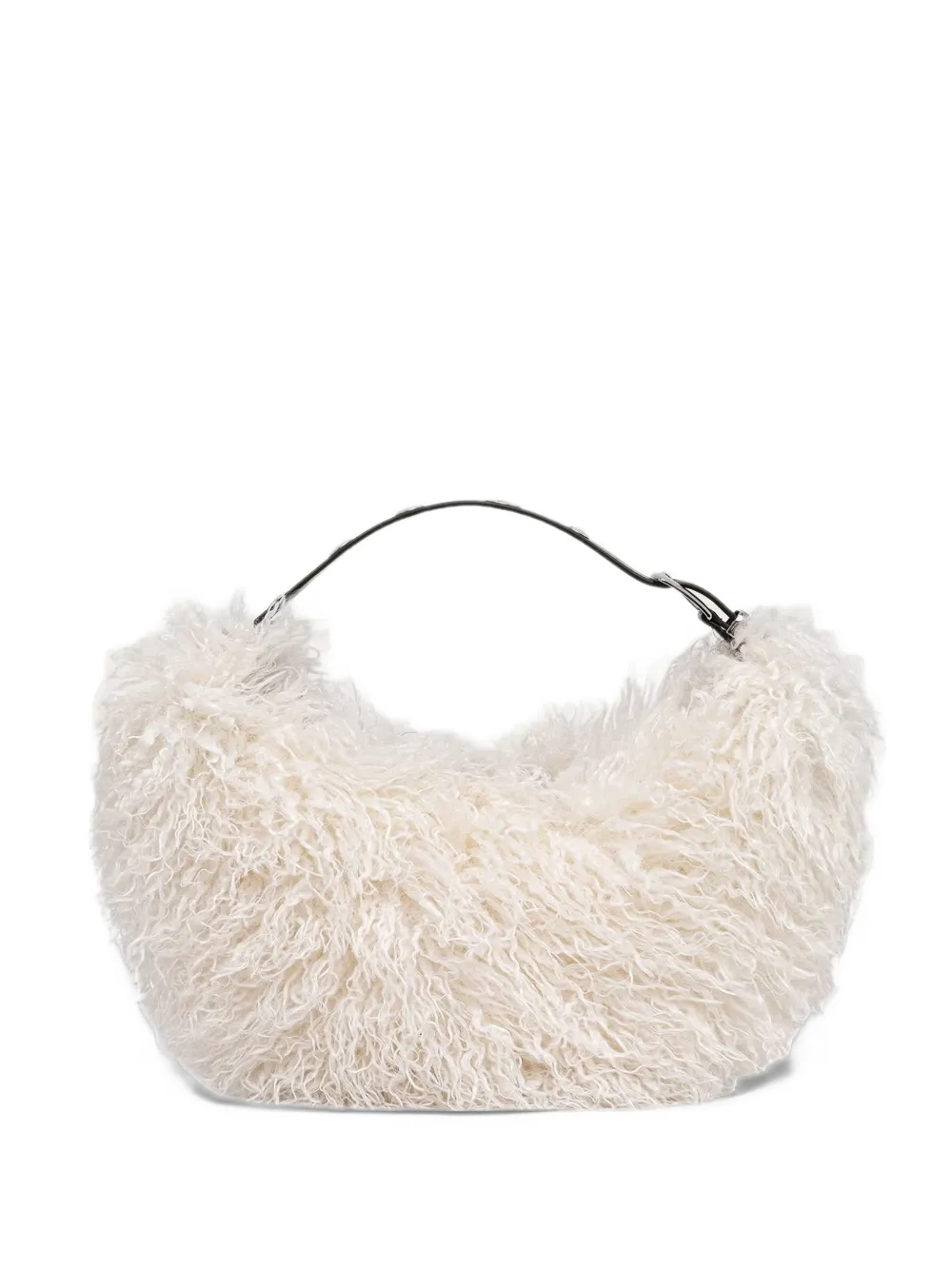 DKNY small Ranna faux-fur tote bag Beige