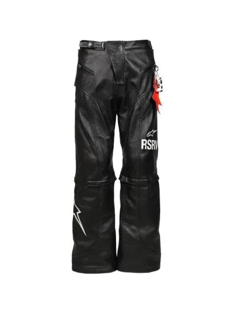 Alpinestars 2.0 Neo Bat logo-print convertible leather trousers