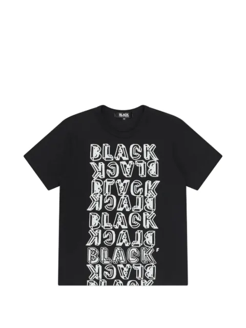Black Comme Des Garçons graphic-print T-shirt