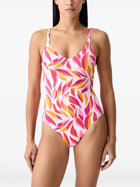 Nike leaf-print swimsuit
