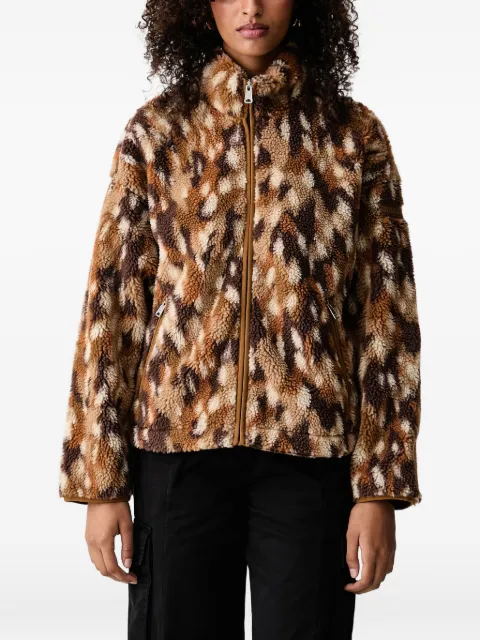 Napapijri Shima patterned fleece jacket