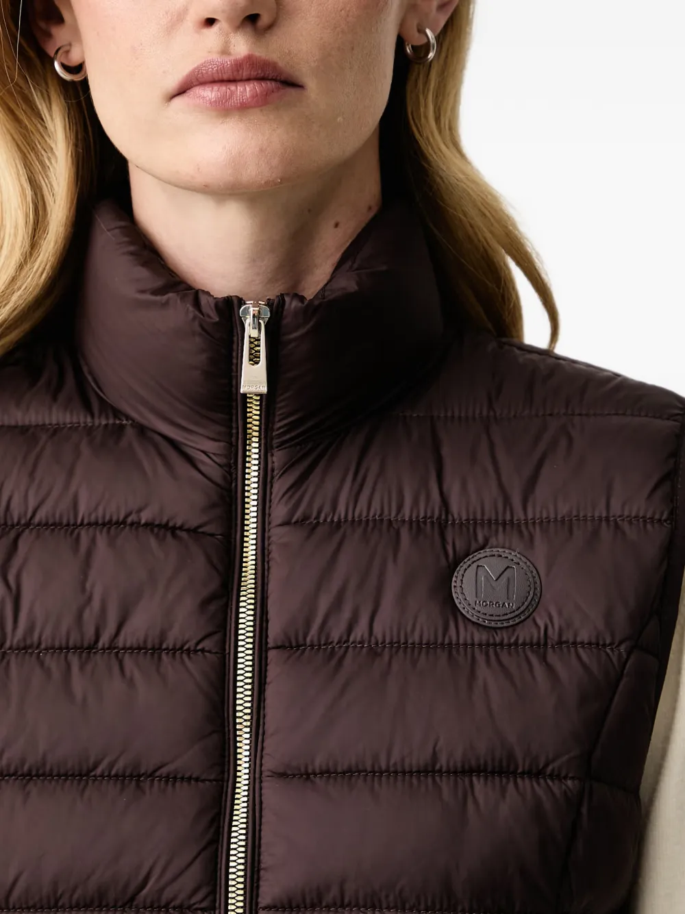 Morgan Gewatteerde bodywarmer Bruin
