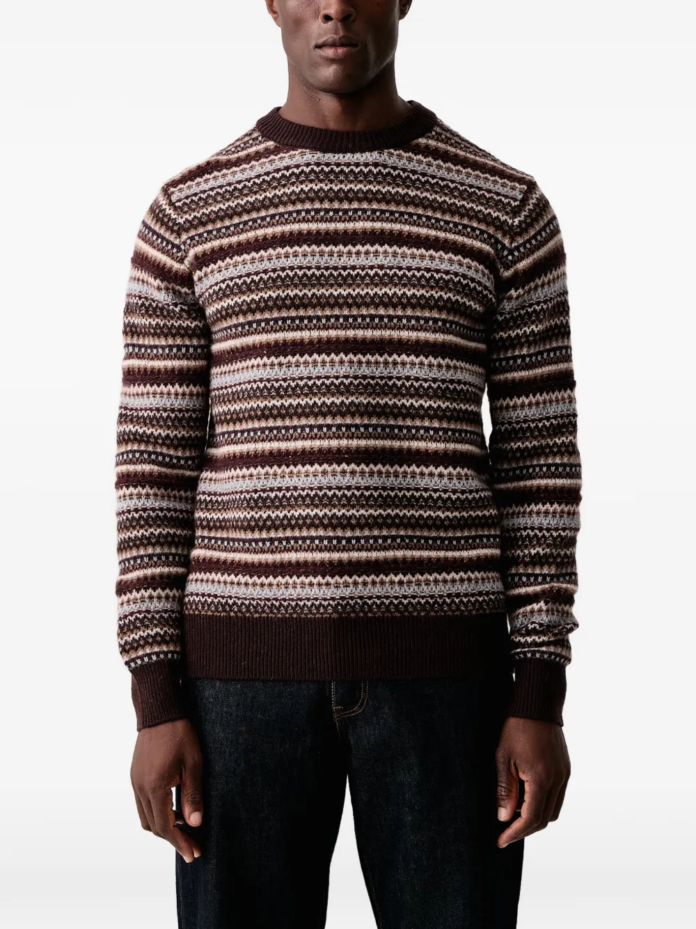 Mos Mosh MMGLaporte Pence sweater Bruin