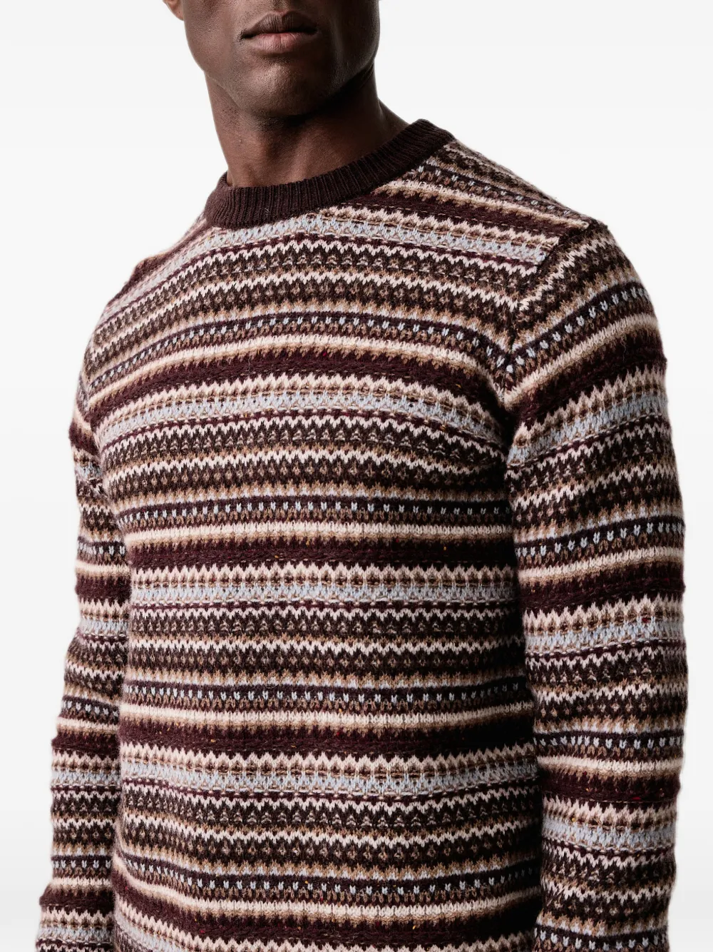 Mos Mosh MMGLaporte Pence sweater Bruin