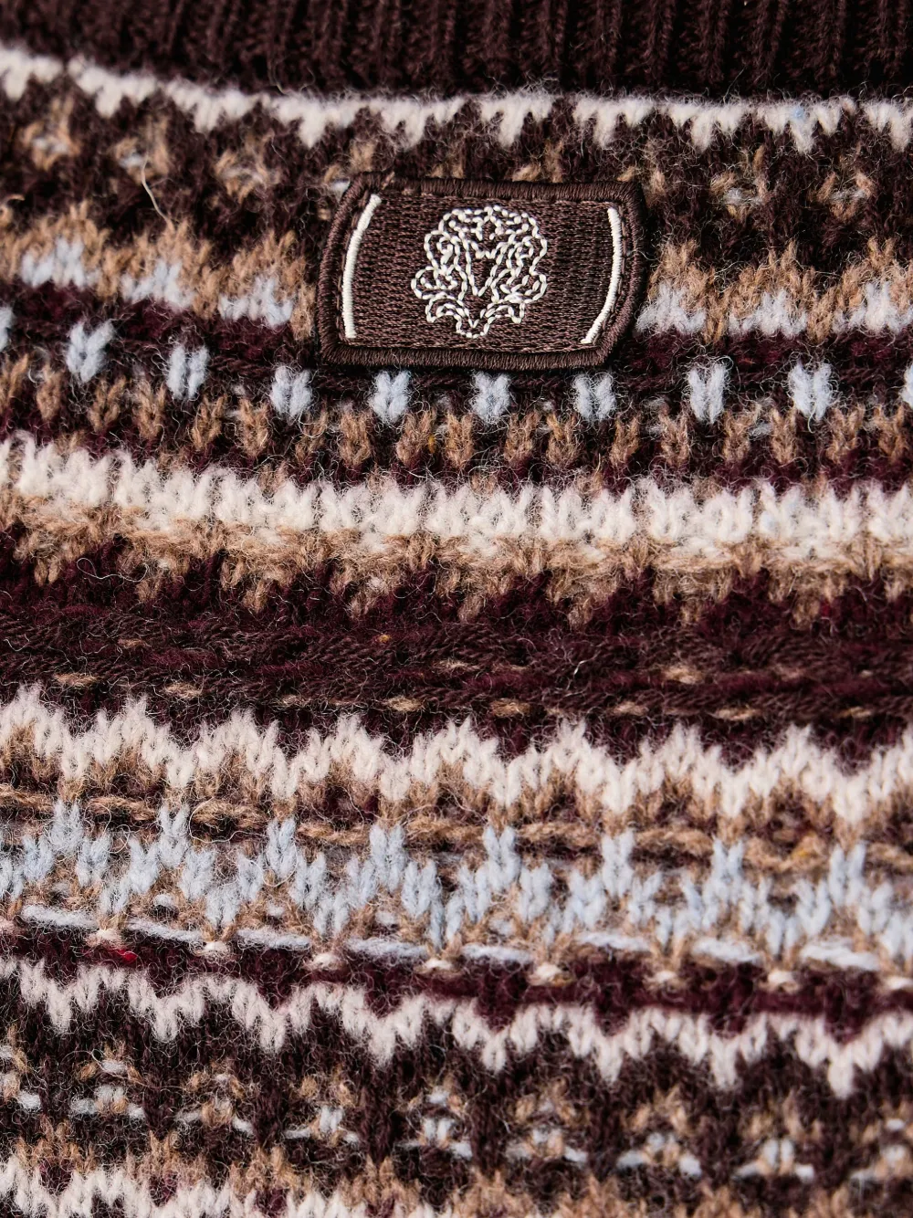 Mos Mosh MMGLaporte Pence sweater Bruin