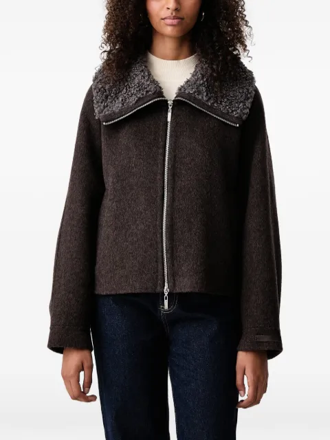 Mos Mosh MMBellamy Loisa shearling-collar zip-up jacket