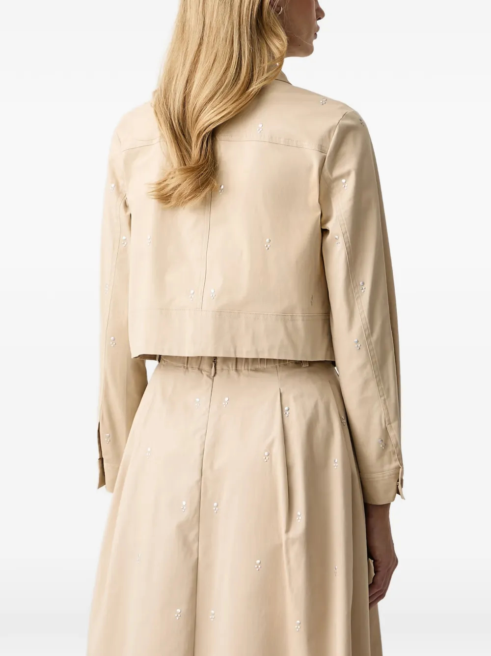 Morgan Cropped jack Beige