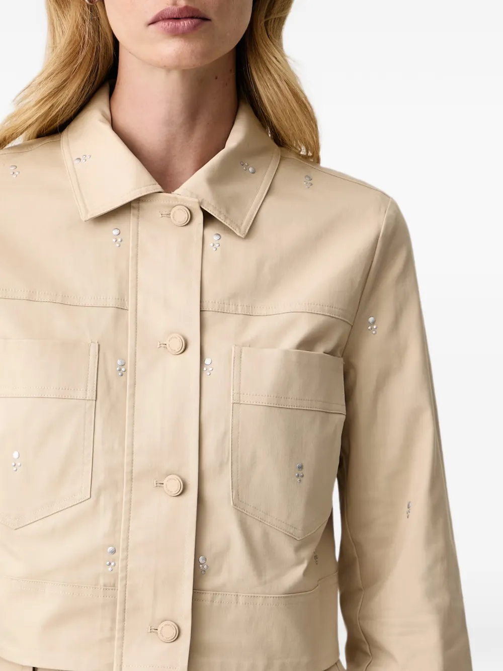 Morgan Cropped jack Beige