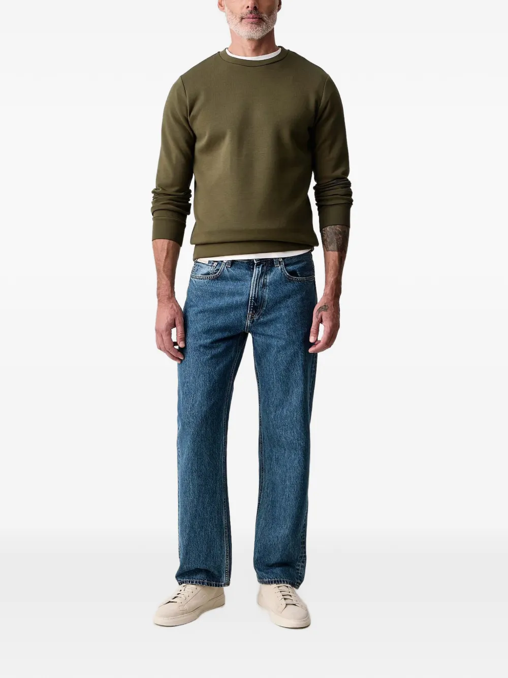 Mos Mosh MMGAbel crew-neck sweatshirt Groen