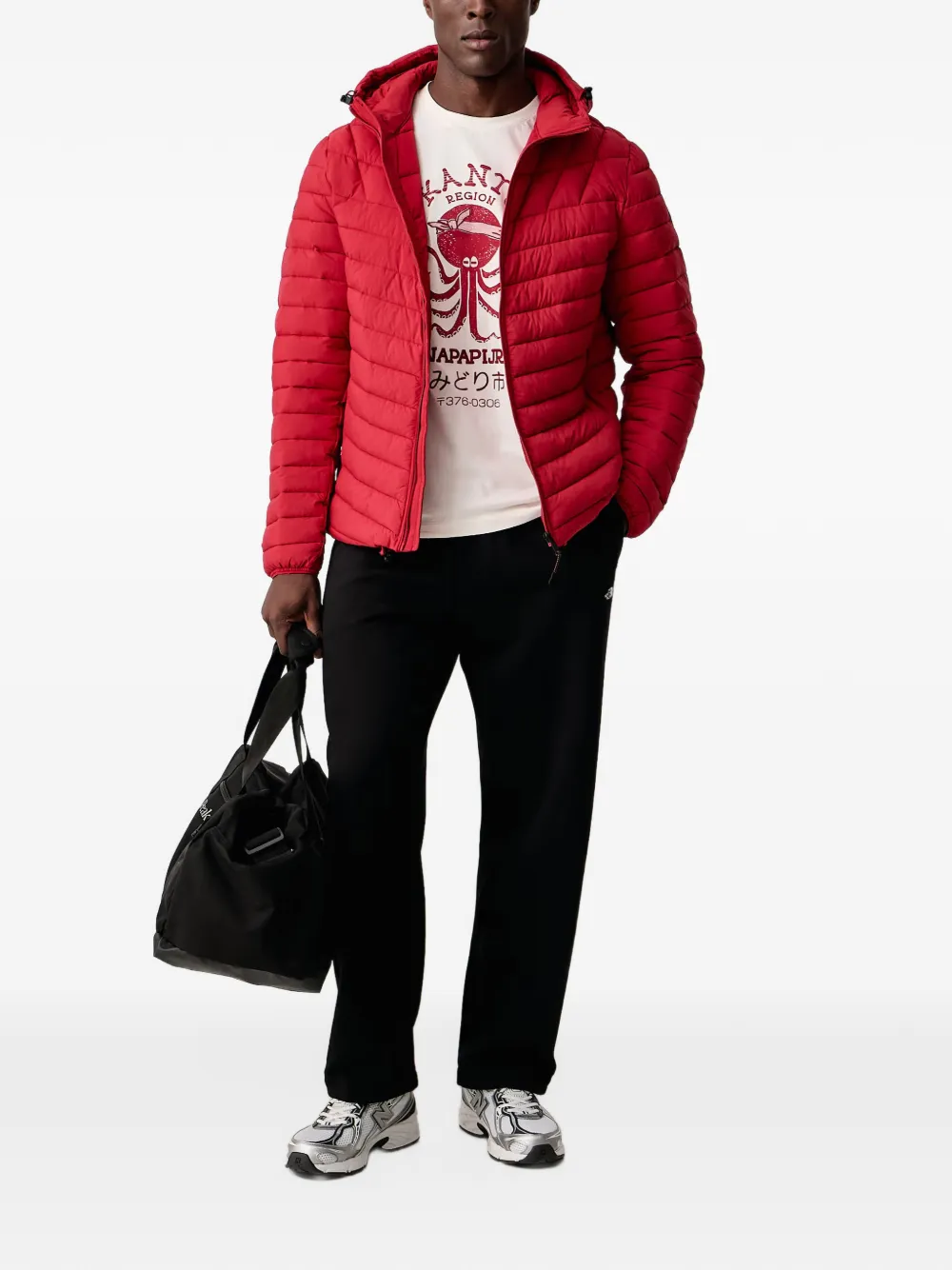 Napapijri Lapaz hooded jacket Rood