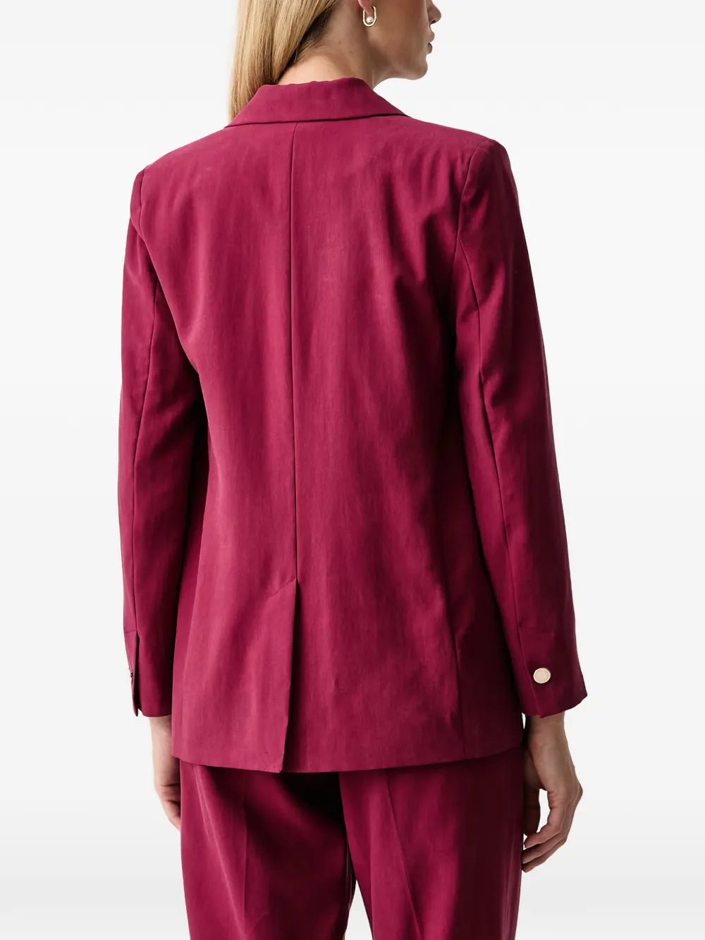 Morgan Blazer met enkele rij knopen Rood