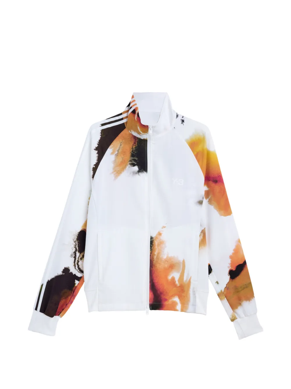 Y-3 AOP track top 3-stripes Wit