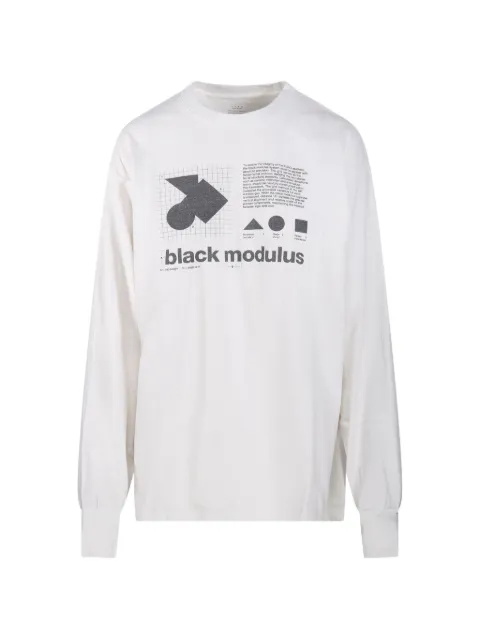 Kuro 17/- Round Shape graphic-print long-sleeve T-shirt